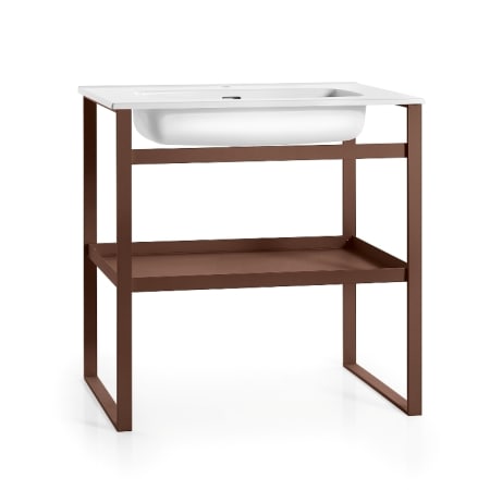 A large image of the WS Bath Collections Lissio 6661 White / Rust
