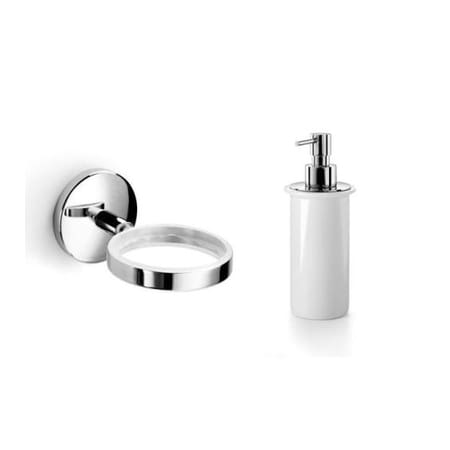A large image of the WS Bath Collections 52371 55006 Polished Chrome / Ceramic White