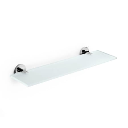 A large image of the WS Bath Collections Duemila 5526+5578-G Polished Chrome / Frosted Glass