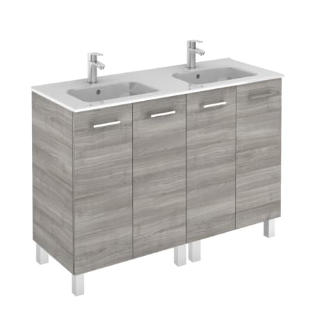 A large image of the WS Bath Collections Logic 120 Set Sandy Grey