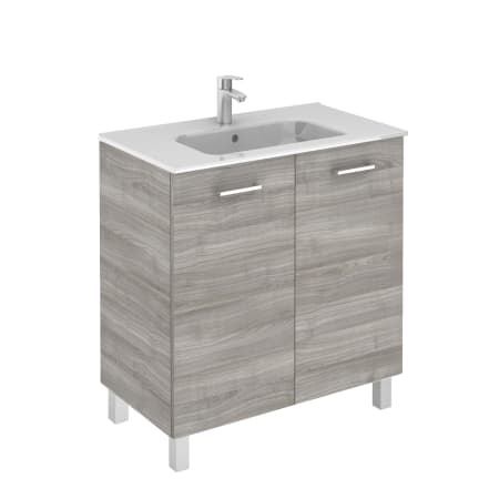 A large image of the WS Bath Collections Logic 80 Set Sandy Grey