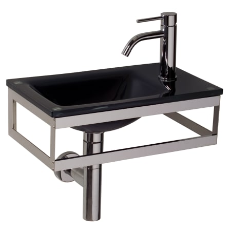A large image of the WS Bath Collections Pocieta 665811 Black