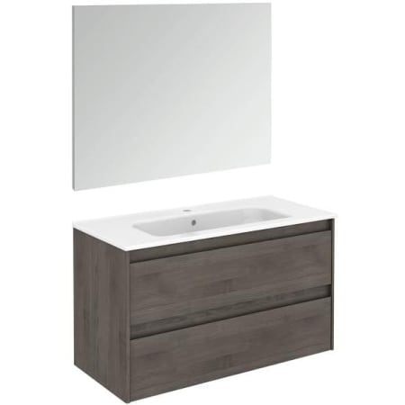 A large image of the WS Bath Collections Ambra 100 Pack 1 Samara Ash