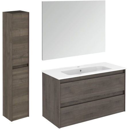 A large image of the WS Bath Collections Ambra 100 Pack 2 Samara Ash