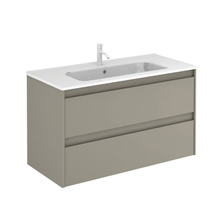 A large image of the WS Bath Collections Ambra 100 Matte Sand