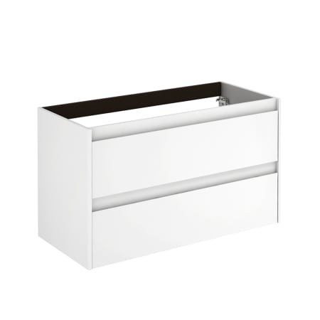 A large image of the WS Bath Collections Ambra 100 Base Matte White