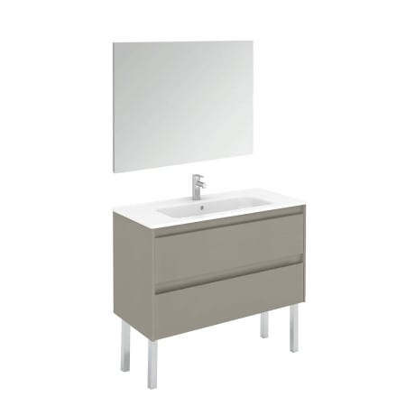 A large image of the WS Bath Collections Ambra 100F Pack 1 Matte Sand