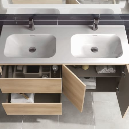 A large image of the WS Bath Collections Ambra 120 DBL Above View
