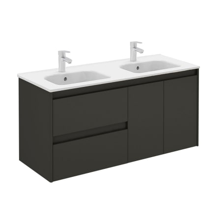 A large image of the WS Bath Collections Ambra 120 DBL Gloss Anthracite