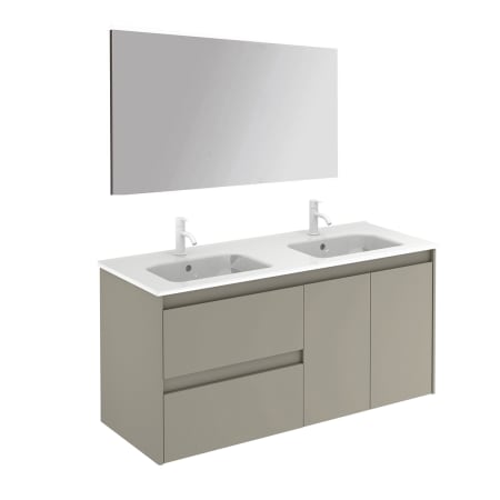 A large image of the WS Bath Collections Ambra 120 DBL Pack 1 Matte Sand