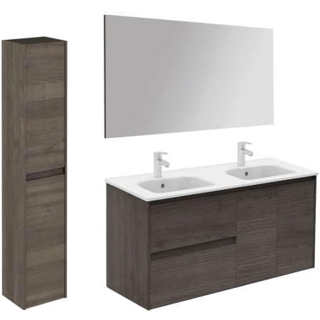 A large image of the WS Bath Collections Ambra 120 DBL Pack 2 Samara Ash