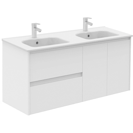 A large image of the WS Bath Collections Ambra 120 DBL Gloss White