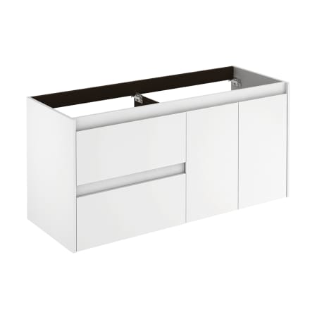 A large image of the WS Bath Collections Ambra 120 DBL Base Matte White