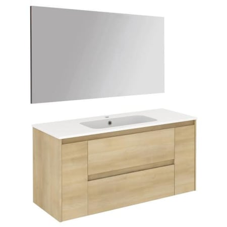 A large image of the WS Bath Collections Ambra 120 Pack 1 Nordic Oak