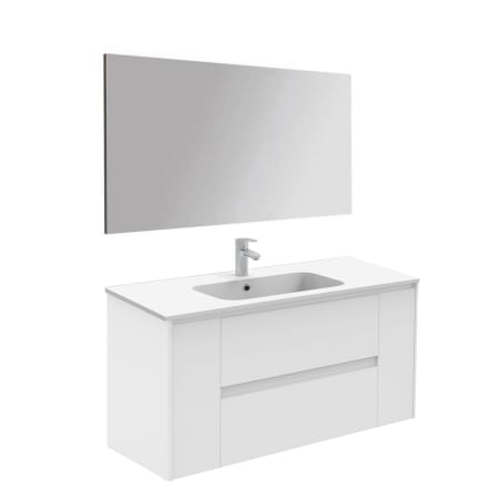 A large image of the WS Bath Collections Ambra 120 Pack 1 Matte White