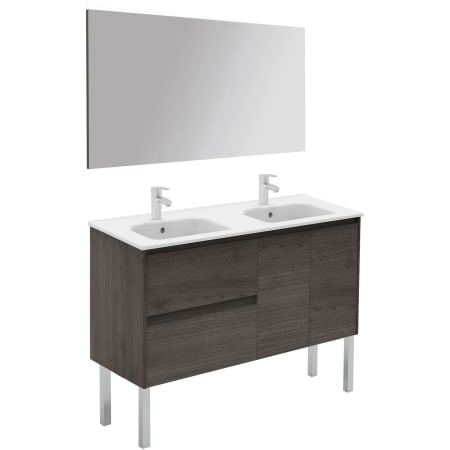 A large image of the WS Bath Collections Ambra 120F DBL Pack 1 Samara Ash