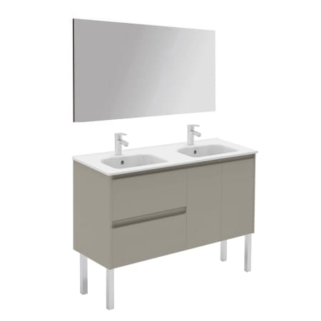 A large image of the WS Bath Collections Ambra 120F DBL Pack 1 Matte Sand
