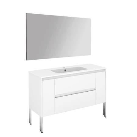 A large image of the WS Bath Collections Ambra 120F Pack 1 Gloss White