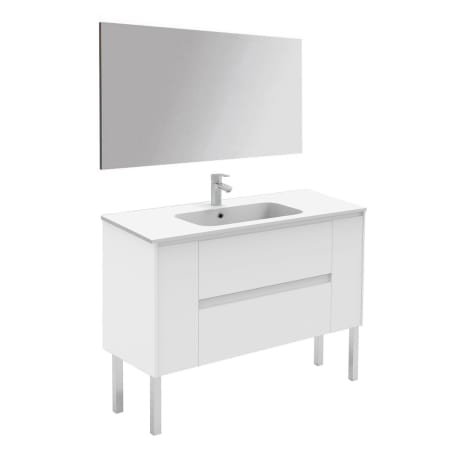 A large image of the WS Bath Collections Ambra 120F Pack 1 Matte White