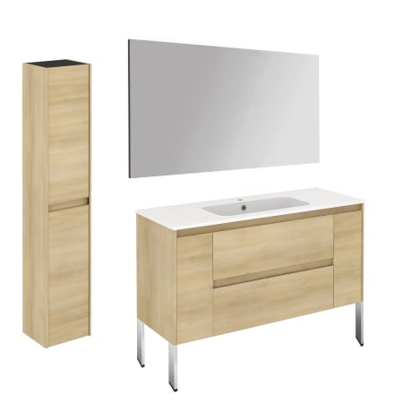 A large image of the WS Bath Collections Ambra 120F Pack 2 Nordic Oak