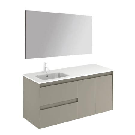 A large image of the WS Bath Collections Ambra 120L Pack 1 Matte Sand