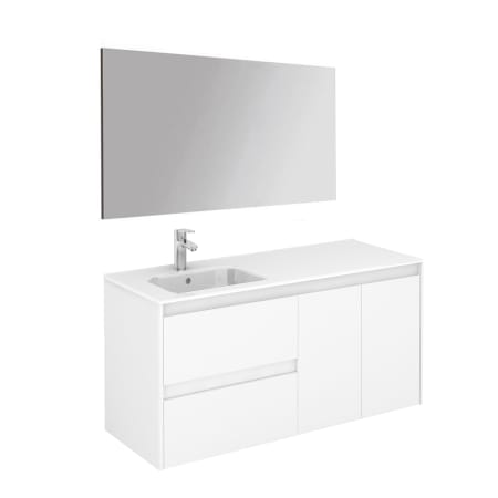 A large image of the WS Bath Collections Ambra 120L Pack 1 Gloss White