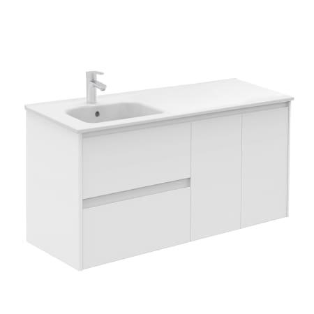 A large image of the WS Bath Collections Ambra 120L Matte White