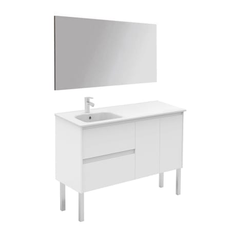 A large image of the WS Bath Collections Ambra 120LF Pack 1 Matte White