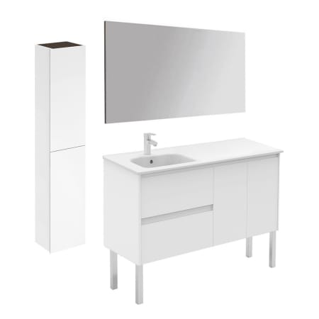 A large image of the WS Bath Collections Ambra 120LF Pack 2 Matte White
