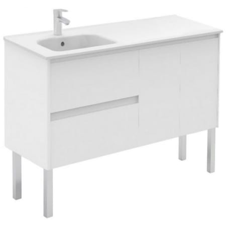 A large image of the WS Bath Collections Ambra 120LF Matte White