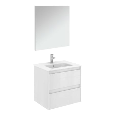 A large image of the WS Bath Collections Ambra 60 Pack 1 Matte White