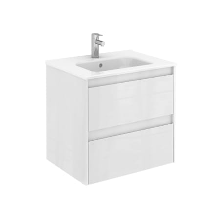 A large image of the WS Bath Collections Ambra 60 Matte White