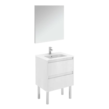 A large image of the WS Bath Collections Ambra 60F Pack 1 Matte White