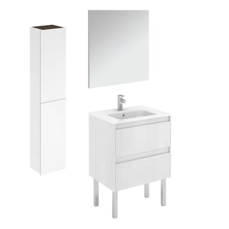 A large image of the WS Bath Collections Ambra 60F Pack 2 Matte White