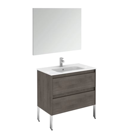 A large image of the WS Bath Collections Ambra 80F Pack 1 Samara Ash