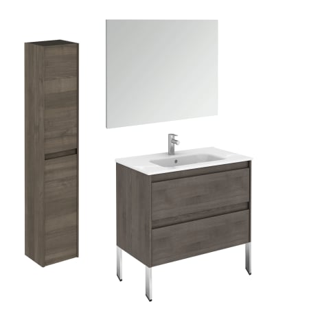 A large image of the WS Bath Collections Ambra 80F Pack 2 Samara Ash