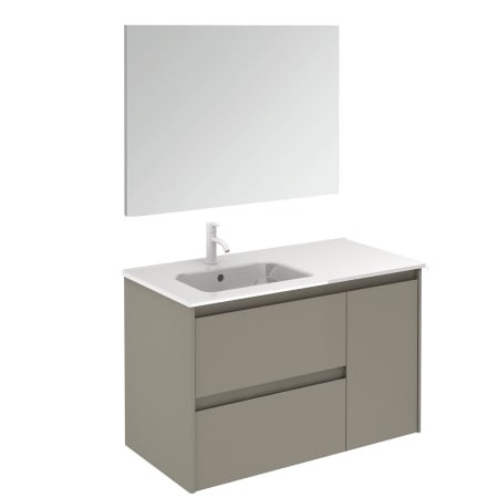 A large image of the WS Bath Collections Ambra 90 Pack 1 Matte Sand
