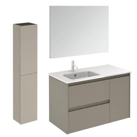 A large image of the WS Bath Collections Ambra 90 Pack 2 Matte Sand