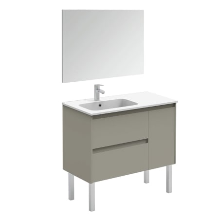 A large image of the WS Bath Collections Ambra 90F Pack 1 Matte Sand
