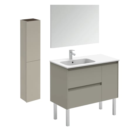 A large image of the WS Bath Collections Ambra 90F Pack 2 Matte Sand
