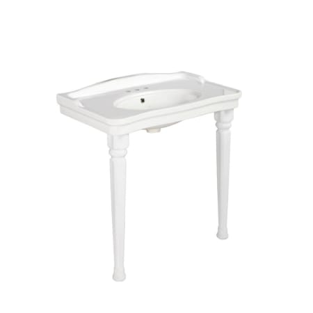 A large image of the WS Bath Collections Antique AN 080.01+270 Glossy White