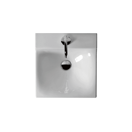 A large image of the WS Bath Collections Buddy 3401 Ceramic White