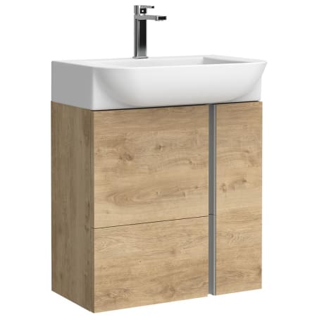 A large image of the WS Bath Collections Camilia C55 Natural Oak