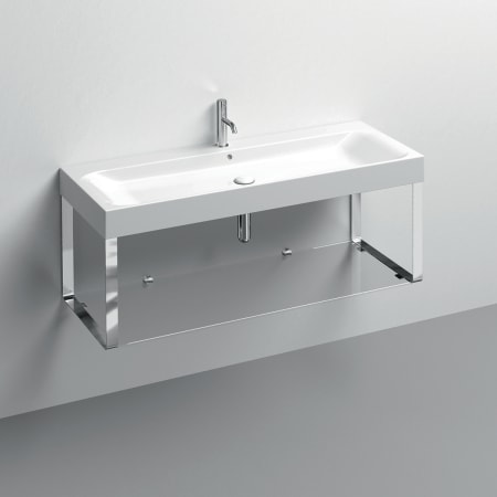 A large image of the WS Bath Collections 3534+9127K1 Glossy White / Polished Chrome