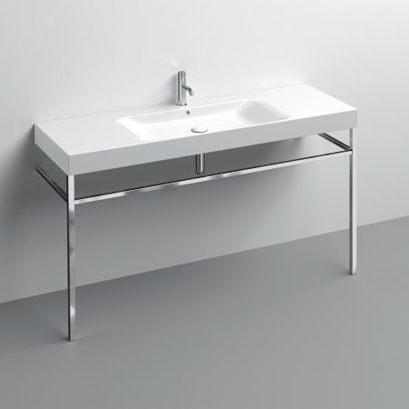 A large image of the WS Bath Collections 3535+9124K1 Glossy White / Polished Chrome