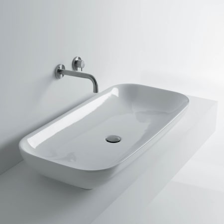 A large image of the WS Bath Collections Ciotola 100C - 1508201 Ceramic White