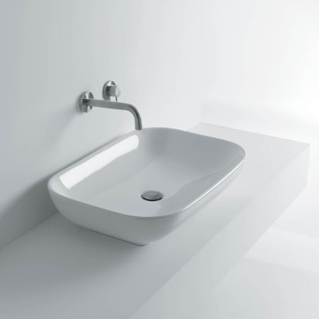 A large image of the WS Bath Collections Ciotola 70C - 1508301 Ceramic White