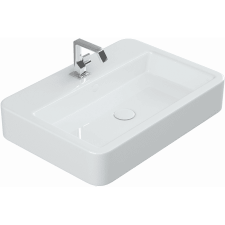 A large image of the WS Bath Collections Contour 61060 Gloss White