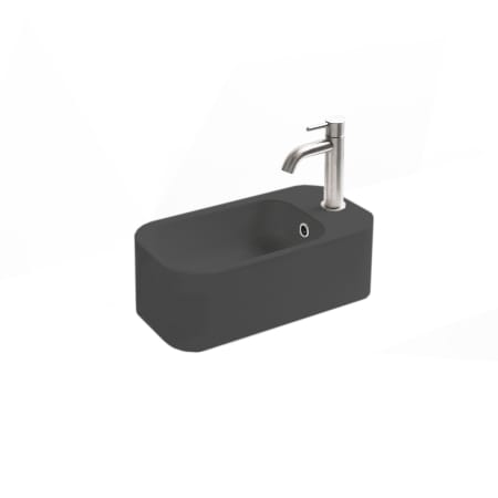 A large image of the WS Bath Collections Cosa Mini 48L - 86103L Matte Black