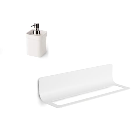 A large image of the WS Bath Collections Curva 5144+5152 White / White